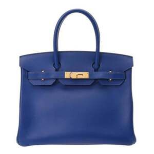 HERMES Birkin 30 Blue Electric □R stamp (circa 2014) Women's Veau Epsom Handb...